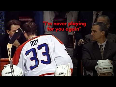 When Patrick Roy Traded Himself in the Middle of a Game