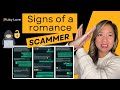 Real Scammer Texts Signs Of A Romance Scammer