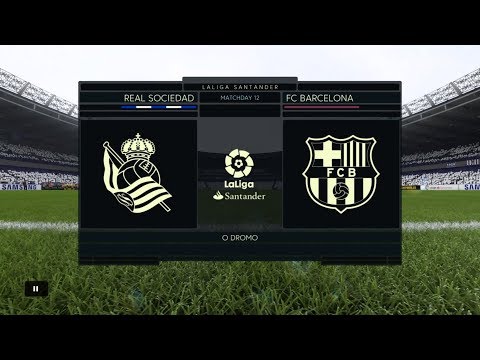 FIFA 18 Career Season 5 Primera Division Matchday 12 Real Sociedad vs. FC Barcelona