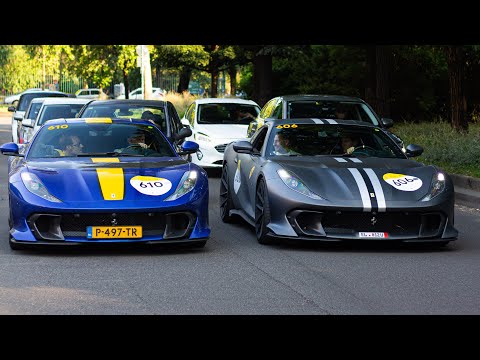 Ferrari Tribute 1000 Miglia 2023 in Milan!