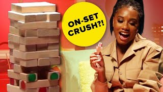 Imani Hakim Answers Questions While Playing Mario Kart & Jenga • Celebrity Gameroom video