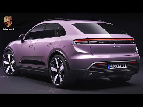 New 2024 Porsche Macan 4 - Compact Electric SUV Firstlook