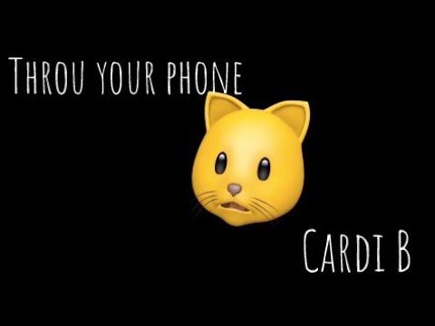 Throu Your Phone - Cardi B - Animoji Karaoke