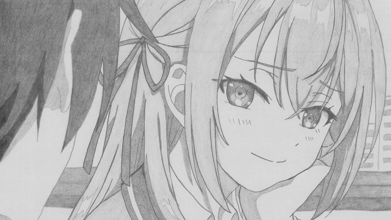 【パラパラ漫画】シャーペンでロシデレ1話(ワンシーンより)「Mилочка / ミーラチカ/かわいい」