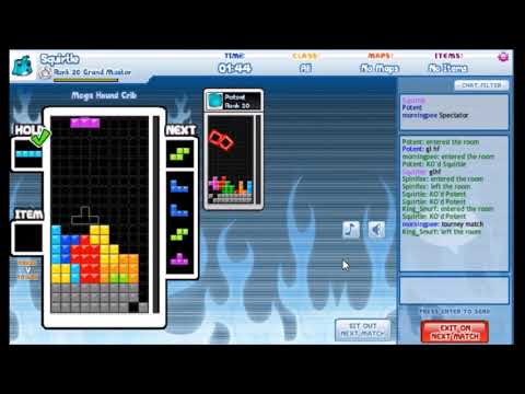 Tetris Friends Throwback - Squirtle vs Potent FT15