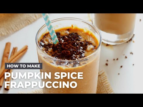 How to Make a Pumpkin Spice Frappuccino