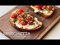 Bruschetta Tomato And Ricotta ASMR
