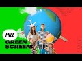 Free World tour Globe Rotating Green Screen - Green Screen Free World tour Globe Rotating Green Screen