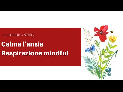 MINDFULNESS ANSIA: meditazione per calmare l’ansia e attacchi di panico