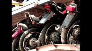 PRF apreende carreta cegonha com mais de 150 motocicletas sem placa