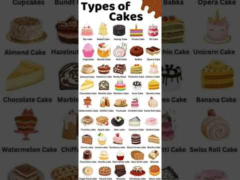 Types of Cakes | Learning English