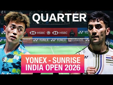 LAKSHYA SEN V/S LIN CHUN YI | MEN'S SINGLES | R16 | QUARTER | YONEX SUNRISE INDIA OPEN 2026