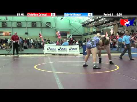 Christian Colucci vs. Gabriel Rangel at 2013 FILA Cadet Nationals - FS