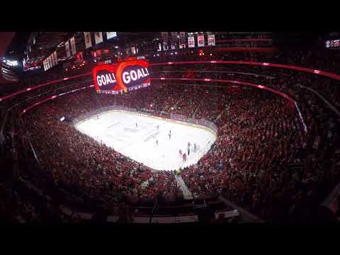 First goal at Little Caesars Arena