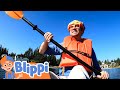 Blippi Goes Kayaking And Makes Sandcastles At The Beach Educational Videos For Kids