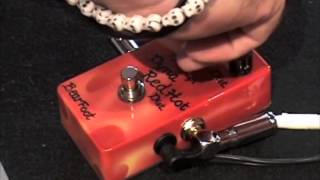 Bearfoot FX Dyna Red Hot Distortion guitar effects pedal demo with Gibson SG