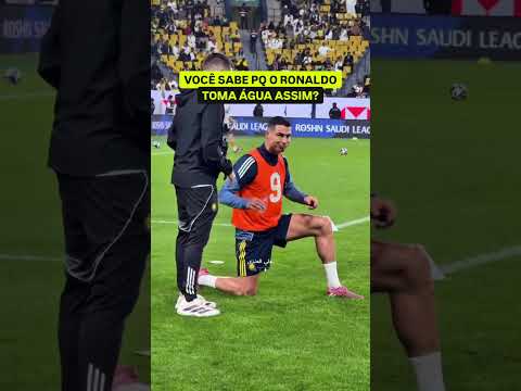 É por isso que o Cristiano Ronaldo não bebe água durante o jogo