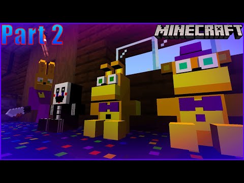 Minecraft FNAF Multiplayer Survival | Creating The Mini Afton Family House! [Part 2]