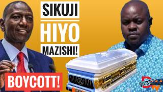 RUTO BOYCOTTS CHIVAYO'S FUNERAL, AS CHIVAYO IS BURRIED IN MERCEDES CASCKET WORTH 50 MILLION!