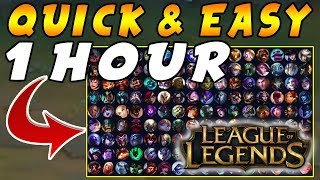 [FAST & EASY] Learn ANY League of Legends Champion Done QUICK Guide