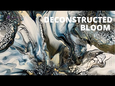 393. The Best Payne’s Gray! Dramatic Deconstructed Bloom!