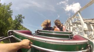 preview picture of video 'Skyliner Rollercoaster- Wooden Coaster @ Lakemont Park, Altoona P.A.'