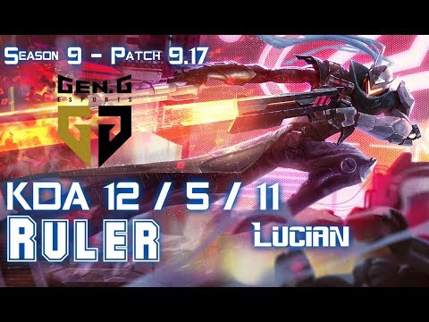 Gen Ruler LUCIAN vs EZREAL ADC - Patch 9.17 KR Ranked