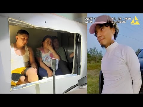 Smuggling illegal Immigrants in Hidden Compartment, BUSTED.