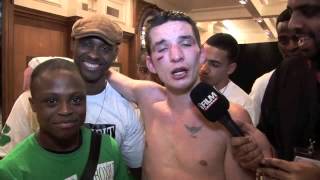 DEAN BYRNE POST-FIGHT INTERVIEW WITH iFILM LONDON / BYRNE v JONES video