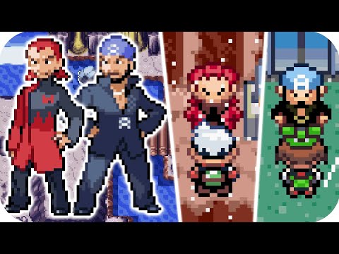 Pokémon Emerald - All Leader Maxie & Archie Battles (1080p60)