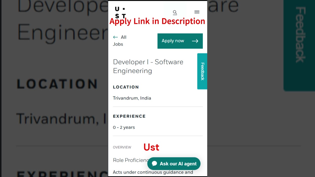 🔥 UST Hiring 2026 | 1000+ Openings 😱 | Multiple Roles | Apply Now