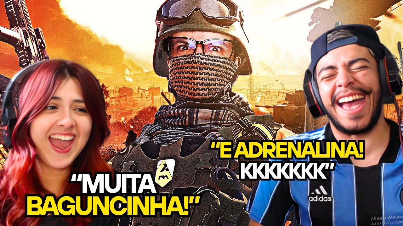 Games EduUu e o RAGE NO MAPA NOVO LIXO!!! 😡 😡 😡 - Battlefield 6 | REACT