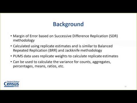 Calculating Margins of Error the ACS Way
