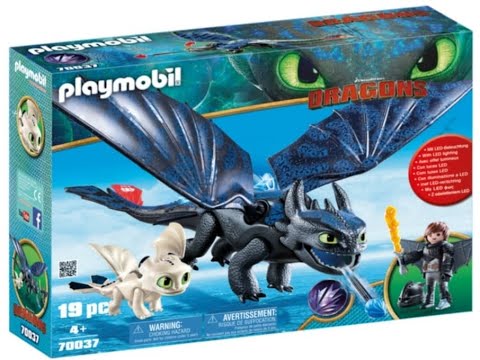 Playmobil DreamWorks Dragons 70037 Toothless and Hiccup