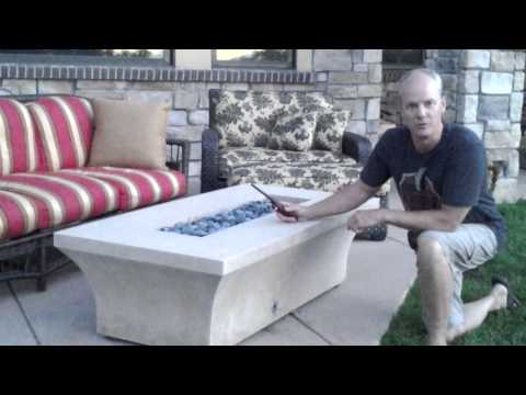 How to light your manual gas firepit safely