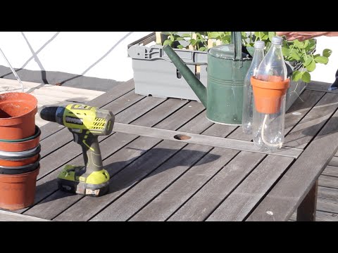 Miniväxthus av en PET-flaska - Trädgårdshacks med GardenR