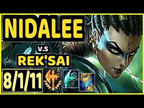 NIDALEE vs REK'SAI - 8/1/11 KDA JUNGLE CHALLENGER GAMEPLAY - KR