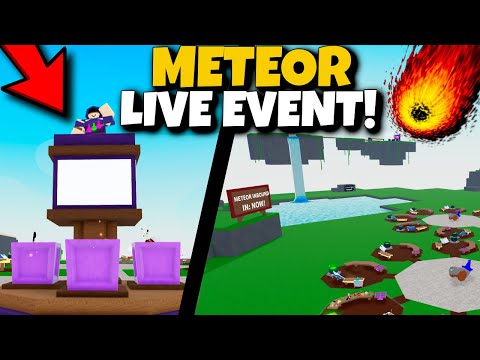 METEOR LIVE EVENT & NEW "OASIS" MAP RELEASED! Wacky Wizards Roblox