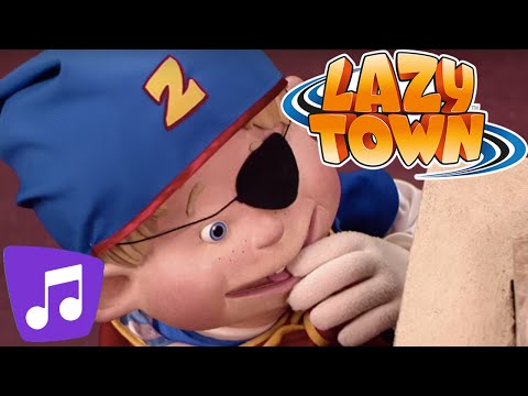 Lazy Town en Español I Somos Piratas Karaoke