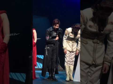 170712 뮤지컬 '햄릿(HAMLET)' B1A4 신우 커튼콜 1열 세로캠 Curtain call @디큐브아트센터