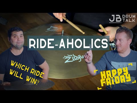 9 Ride Cymbal Comparison! (HAPPY FRIDAY VLOG)