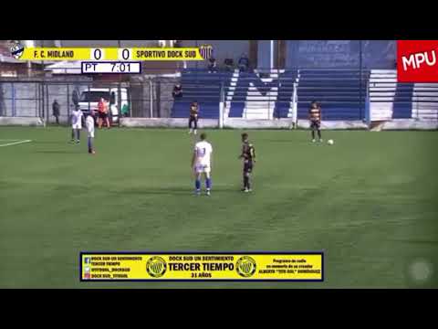 Club sportivo Dock Sud 2 - F. C Midland 0. Enzo Tamborelli