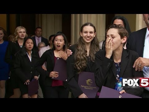 FOX5 Surprise Squad: Seven Young Girls Overcome Odds, Surprised with LIFE-CHANGING Gifts!
