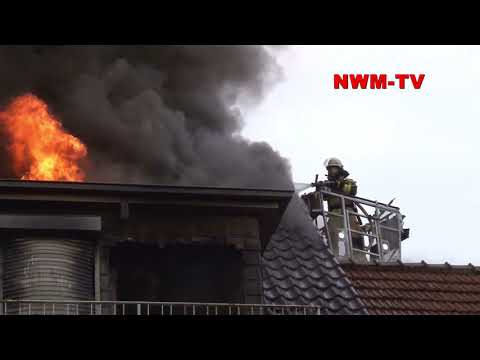 2019 11 27 Meppen Dachstuhlbrand NWM TV