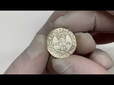 Zygmunt II August, Trojak Wilno 1563 - bez DG