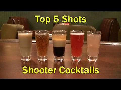 Top 5 Shot Drinks Shooter Cocktails Top Five