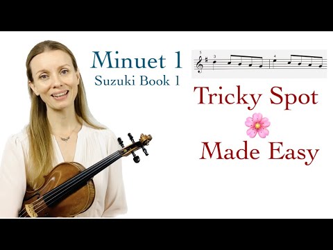 Tricky Spot in Minuet 1 - how to practice it!