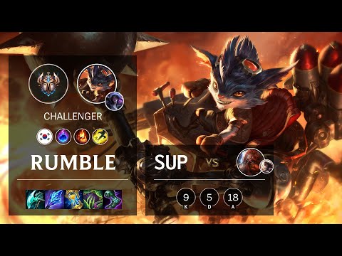 Rumble Support vs Gragas - KR Challenger Patch 11.8