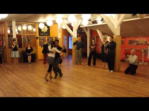Sebastián Achaval and Roxana Suarez - Dynamics, argentine tango lesson (2014 Riga Tango Fiesta, LV)