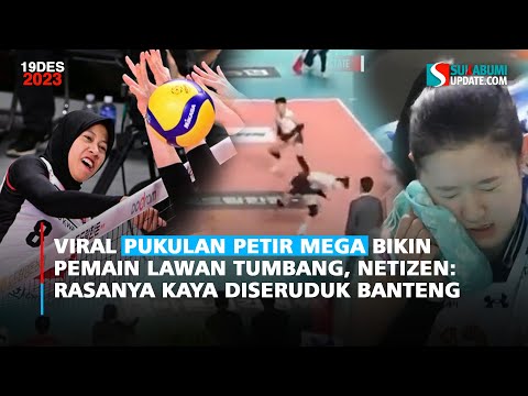 Viral Pukulan Petir Mega Bikin Pemain Lawan Tumbang, Netizen: Rasanya Kaya Diseruduk Banteng